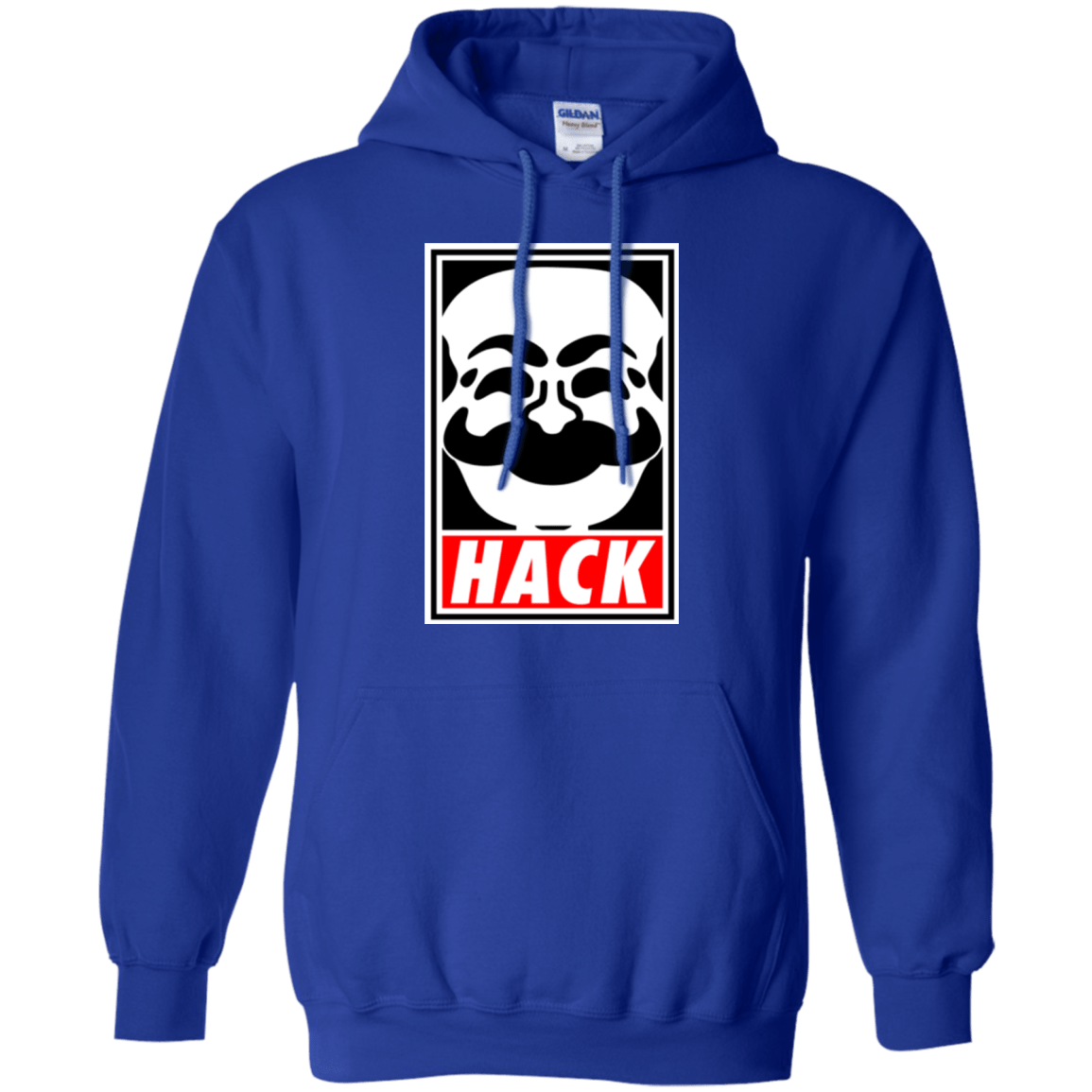 Sweatshirts Royal / Small Hack society Pullover Hoodie