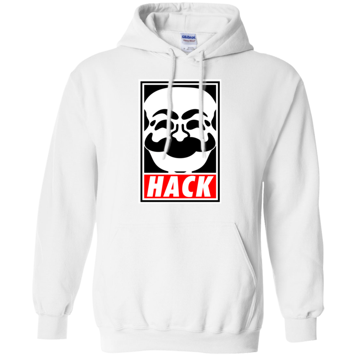 Sweatshirts White / Small Hack society Pullover Hoodie