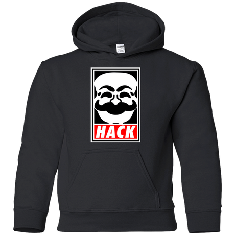 Sweatshirts Black / YS Hack society Youth Hoodie