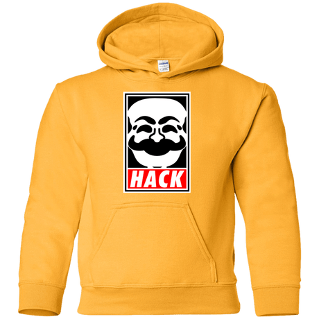 Sweatshirts Gold / YS Hack society Youth Hoodie