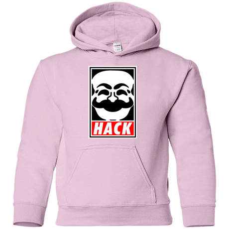 Sweatshirts Light Pink / YS Hack society Youth Hoodie