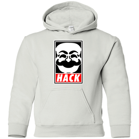 Sweatshirts White / YS Hack society Youth Hoodie