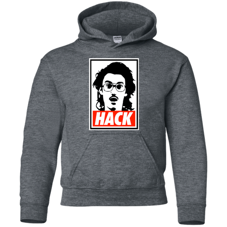 Sweatshirts Dark Heather / YS Hack Youth Hoodie