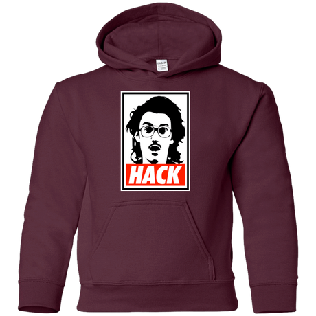 Sweatshirts Maroon / YS Hack Youth Hoodie