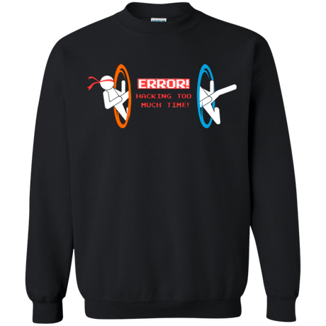 Sweatshirts Black / Small Hacking Error Crewneck Sweatshirt