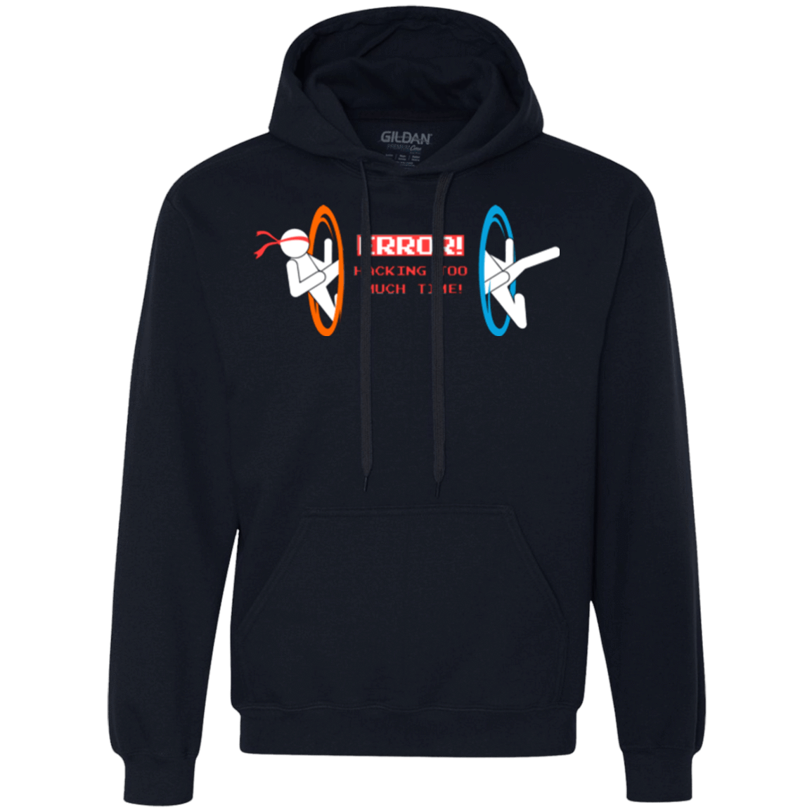 Sweatshirts Navy / Small Hacking Error Premium Fleece Hoodie