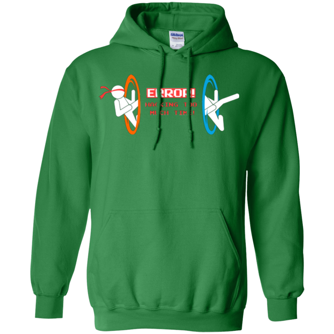 Sweatshirts Irish Green / Small Hacking Error Pullover Hoodie