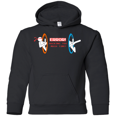 Sweatshirts Black / YS Hacking Error Youth Hoodie