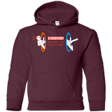 Sweatshirts Maroon / YS Hacking Error Youth Hoodie