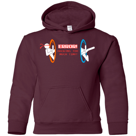 Sweatshirts Maroon / YS Hacking Error Youth Hoodie