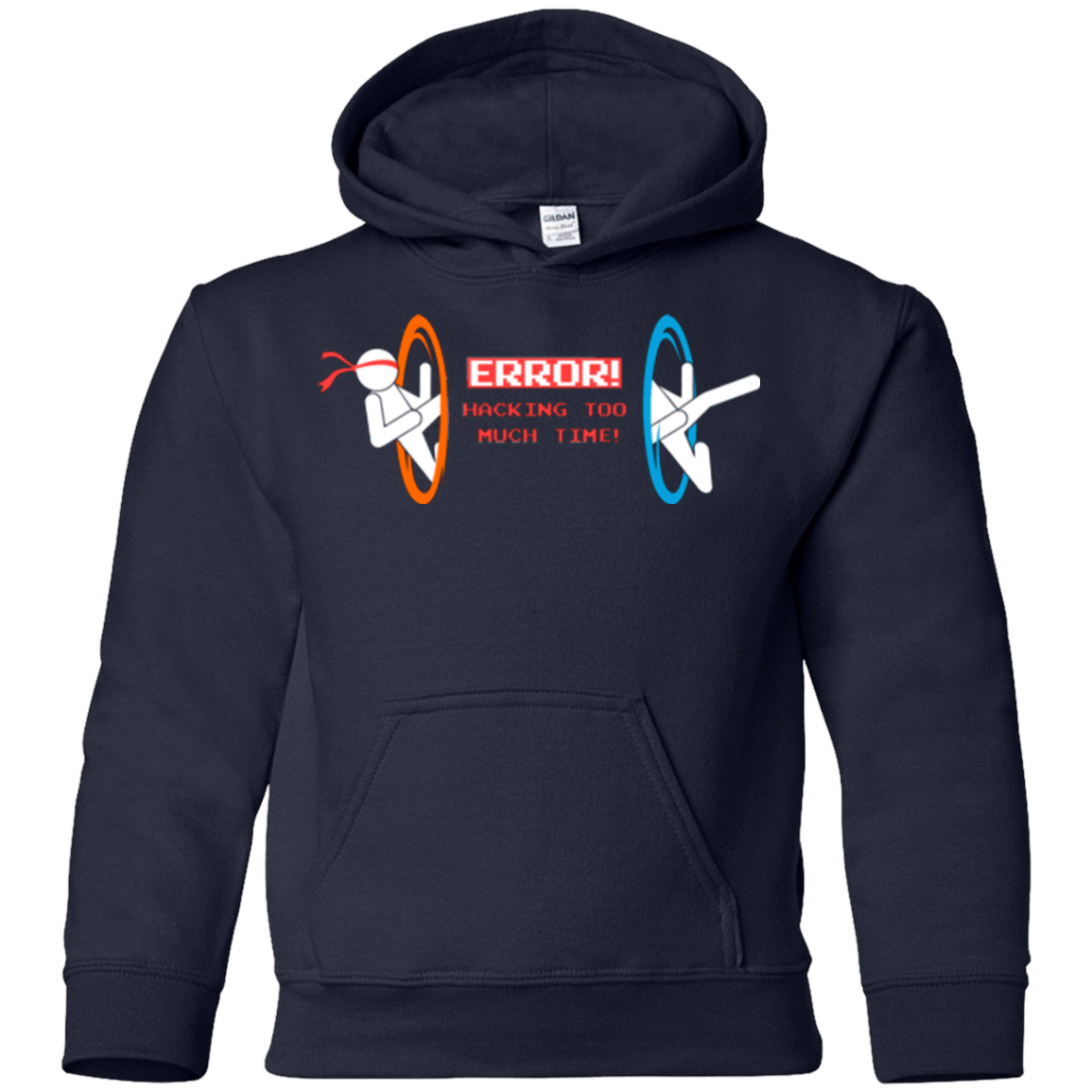 Sweatshirts Navy / YS Hacking Error Youth Hoodie