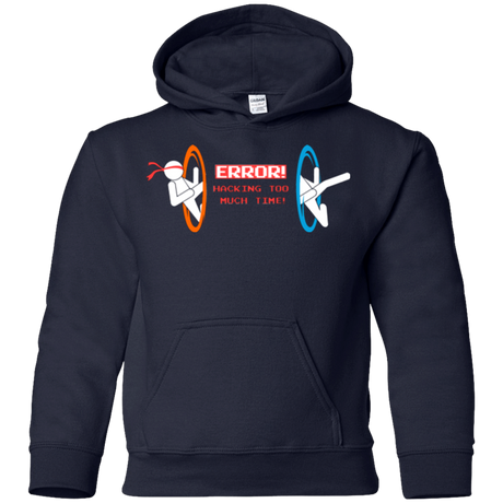 Sweatshirts Navy / YS Hacking Error Youth Hoodie