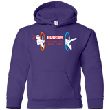 Sweatshirts Purple / YS Hacking Error Youth Hoodie