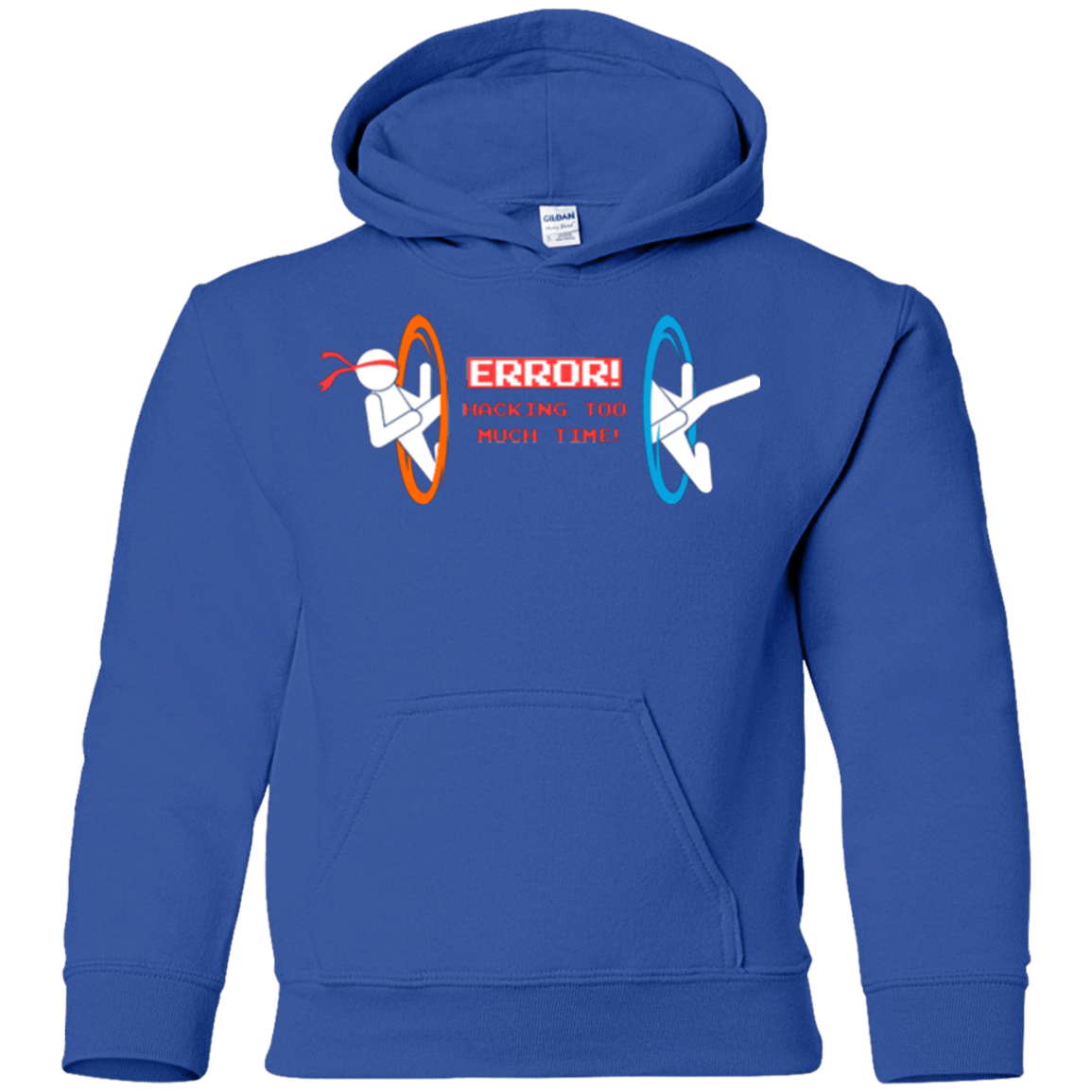 Sweatshirts Royal / YS Hacking Error Youth Hoodie