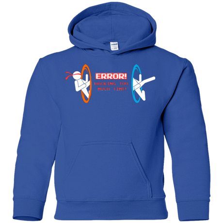 Sweatshirts Royal / YS Hacking Error Youth Hoodie