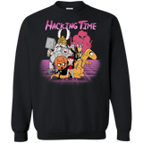 Sweatshirts Black / S HACKING TIME Crewneck Sweatshirt