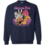 Sweatshirts Navy / S HACKING TIME Crewneck Sweatshirt