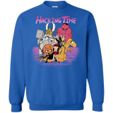 Sweatshirts Royal / S HACKING TIME Crewneck Sweatshirt