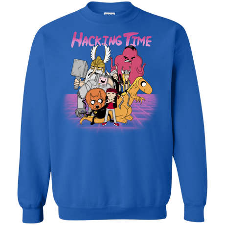 Sweatshirts Royal / S HACKING TIME Crewneck Sweatshirt