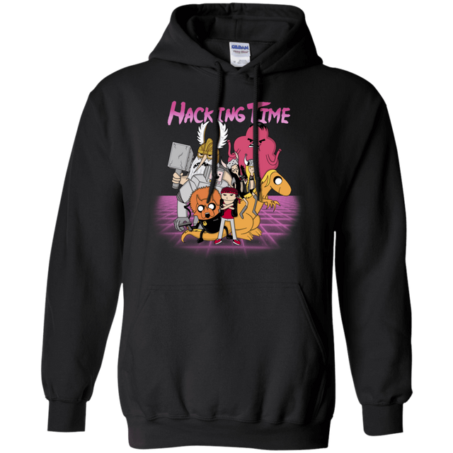 Sweatshirts Black / S HACKING TIME Pullover Hoodie