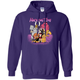 Sweatshirts Purple / S HACKING TIME Pullover Hoodie
