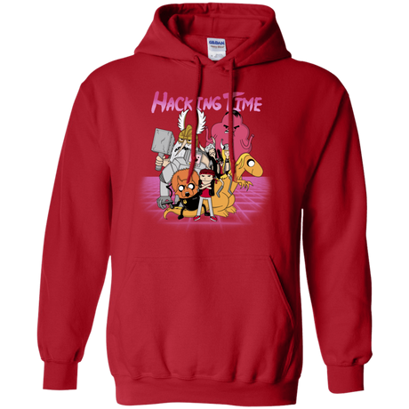 Sweatshirts Red / S HACKING TIME Pullover Hoodie