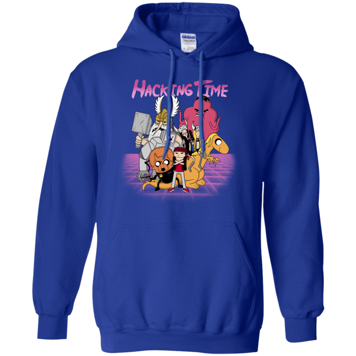 Sweatshirts Royal / S HACKING TIME Pullover Hoodie