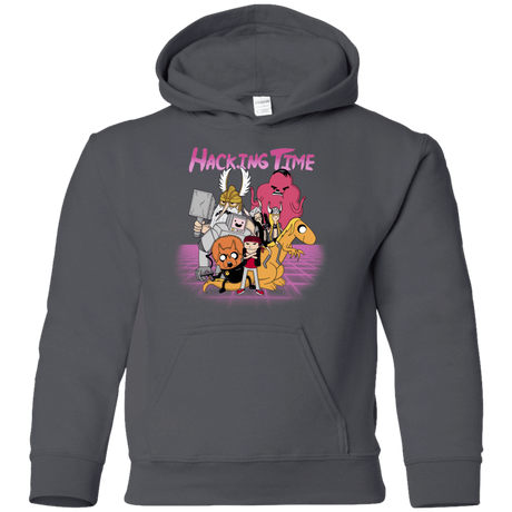 Sweatshirts Charcoal / YS HACKING TIME Youth Hoodie