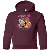 Sweatshirts Maroon / YS HACKING TIME Youth Hoodie