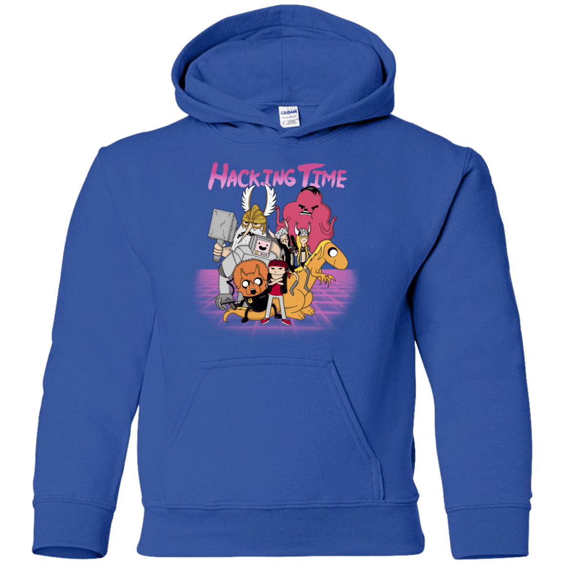 Sweatshirts Royal / YS HACKING TIME Youth Hoodie