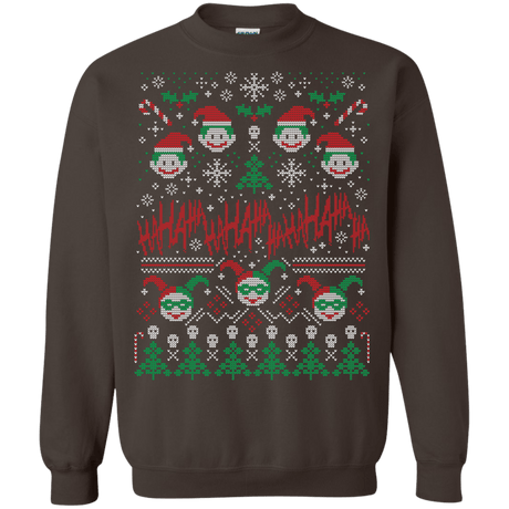 Sweatshirts Dark Chocolate / Small HaHa Holidays Crewneck Sweatshirt