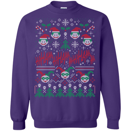 Sweatshirts Purple / Small HaHa Holidays Crewneck Sweatshirt