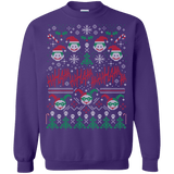 Sweatshirts Purple / Small HaHa Holidays Crewneck Sweatshirt
