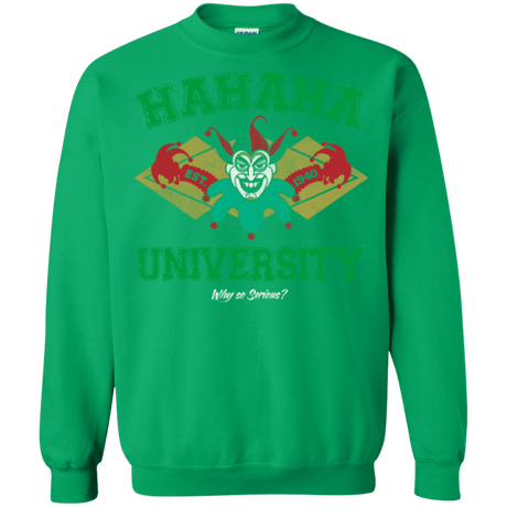 Sweatshirts Irish Green / Small Hahaha University Crewneck Sweatshirt