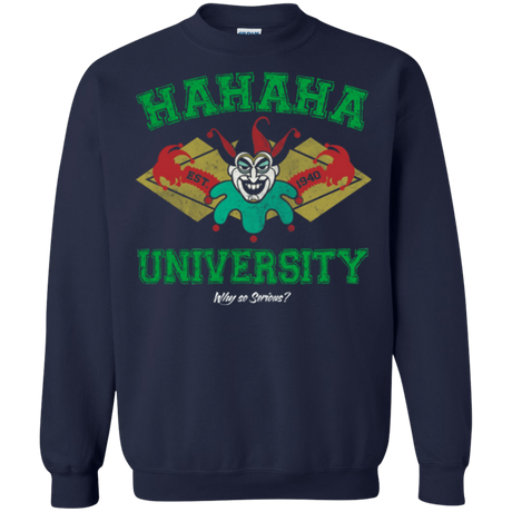 Sweatshirts Navy / Small Hahaha University Crewneck Sweatshirt