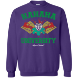 Sweatshirts Purple / Small Hahaha University Crewneck Sweatshirt