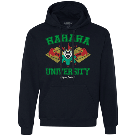 Sweatshirts Navy / Small Hahaha University Premium Fleece Hoodie