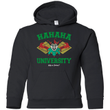 Sweatshirts Black / YS Hahaha University Youth Hoodie