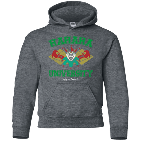 Sweatshirts Dark Heather / YS Hahaha University Youth Hoodie