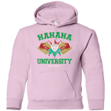 Sweatshirts Light Pink / YS Hahaha University Youth Hoodie