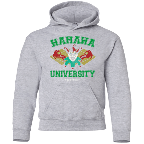 Sweatshirts Sport Grey / YS Hahaha University Youth Hoodie