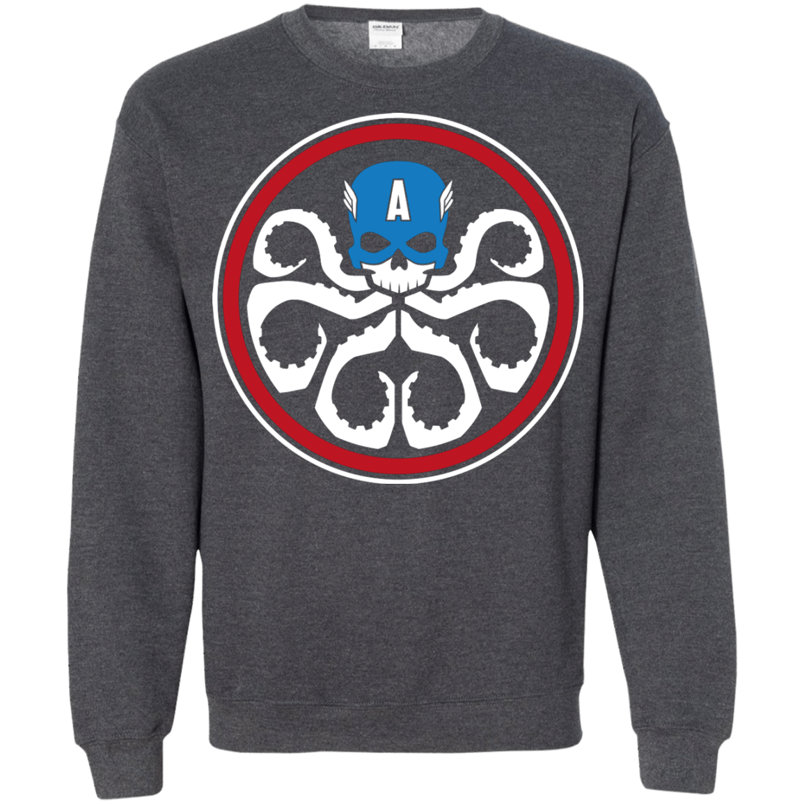 Sweatshirts Dark Heather / Small Hail America Crewneck Sweatshirt