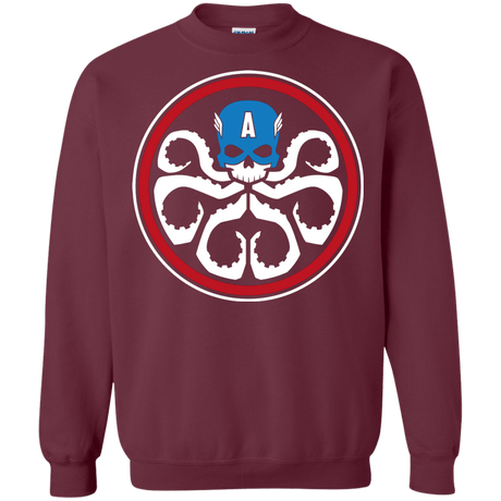 Sweatshirts Maroon / Small Hail America Crewneck Sweatshirt
