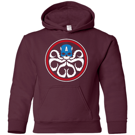Sweatshirts Maroon / YS Hail America Youth Hoodie
