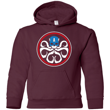 Sweatshirts Maroon / YS Hail America Youth Hoodie