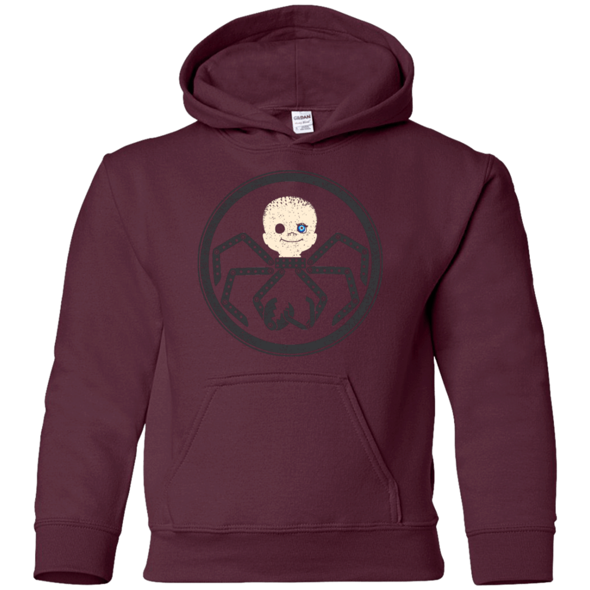 Sweatshirts Maroon / YS Hail Babyface Youth Hoodie