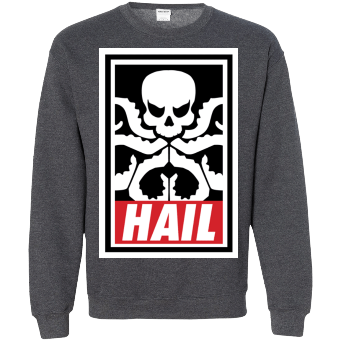 Sweatshirts Dark Heather / Small Hail Hydra Crewneck Sweatshirt