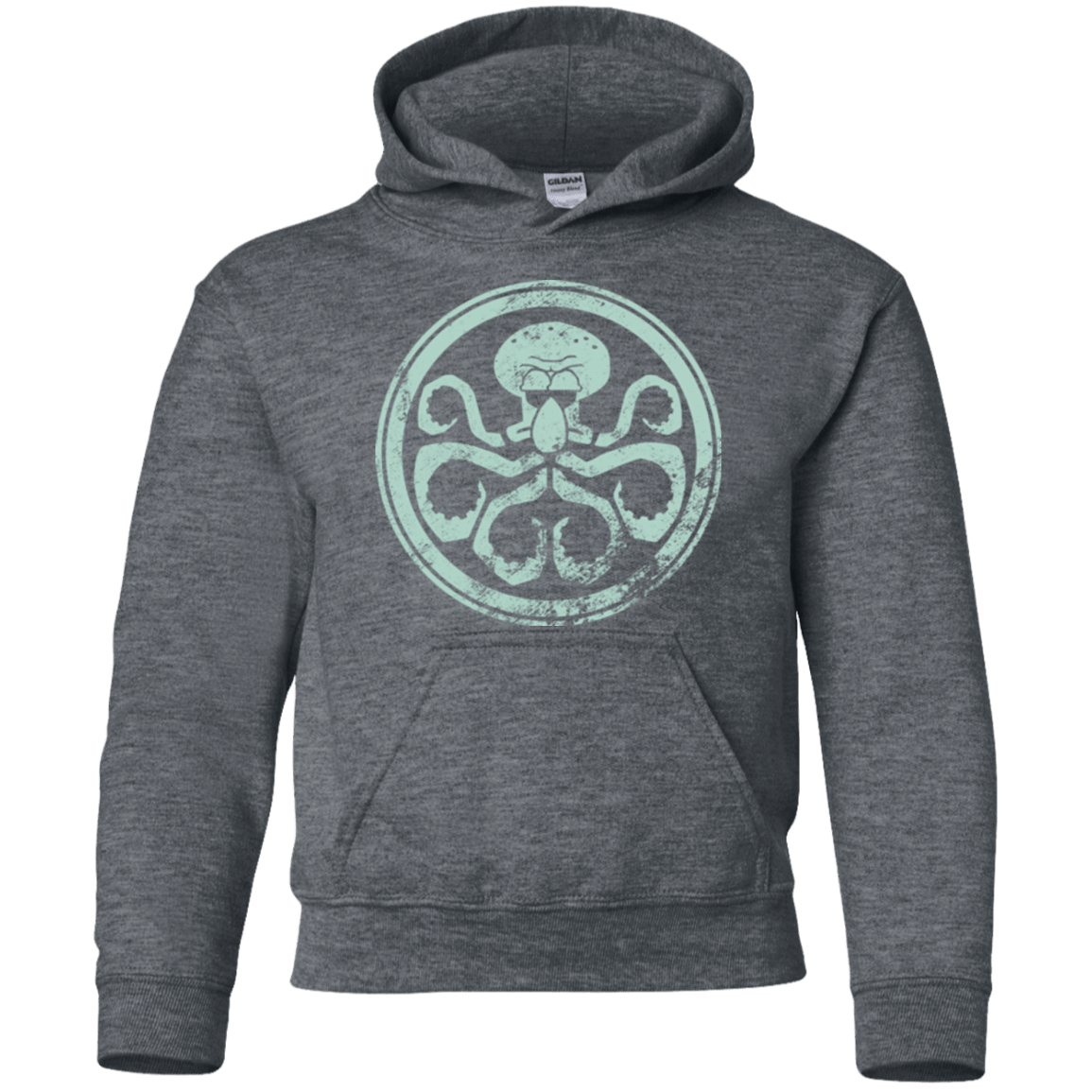 Sweatshirts Dark Heather / YS Hail Squidra Youth Hoodie