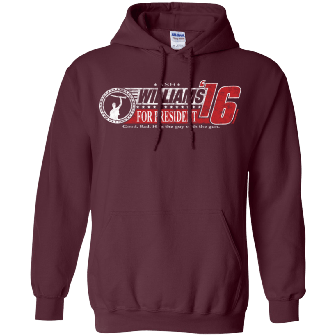 Sweatshirts Maroon / Small Hail To The Chief Pullover Hoodie