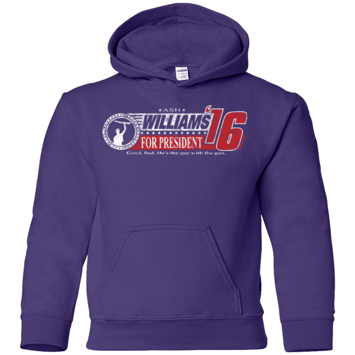 Sweatshirts Purple / YS Hail To The Chief Youth Hoodie